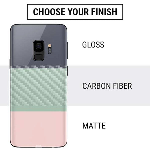 Striped Spring Colors Galaxy S9 Skin